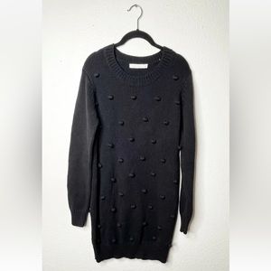 MinkPink Women’s Black Sweater Tunic 100% Cotton Size Small